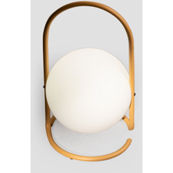 Lampada da tavolo a LED per esterno Balum Amarillo Vainilla Polietilene - Sklum características