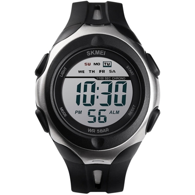 SKMEI 1492 Men Watch Analogico Digitale orologio elettronico Fashion Casual Outdoor Sports Maschile Orologio da polso 3 Time Display Allarme