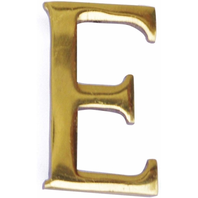 LETTERA IN OTTONE LUCIDO 5cm 'E' - Masidef