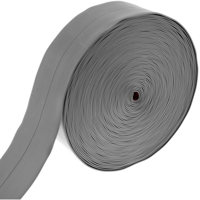 Battiscopa flessibile autoadesivo 19 x 19 mm. Lunghezza 20 m grigia - Primematik