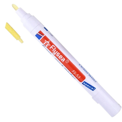 White FGF-53 Flysea Tile Beauty Joint Pen, Penna decontaminazione per piastrelle per pavimenti (con 1 punta obliqua di ricambio) - ASUPERMALL en oferta