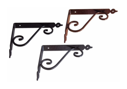 Mensola in Ferro Battuto mis. 23 cm Portata 50 Kg colore Rame Antico - EAC precio