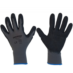 Guanti da Lavoro in Nitrile Nitrofit Tg. 8 con Polsino Conf. 12 Paia - Maurer en oferta
