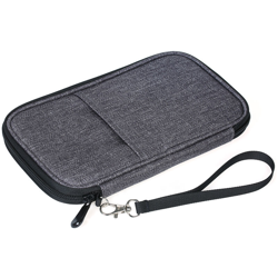 Portafoglio da viaggio porta passaporto, cinturino da polso staccabile - ASUPERMALL en oferta