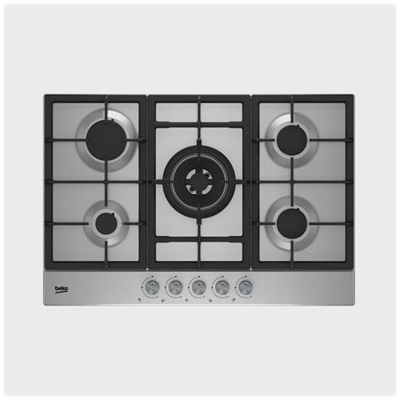 Piano Cottura HIAW 75225 SX a Gas 5 Fuochi Gas Colore Acciaio Inox
