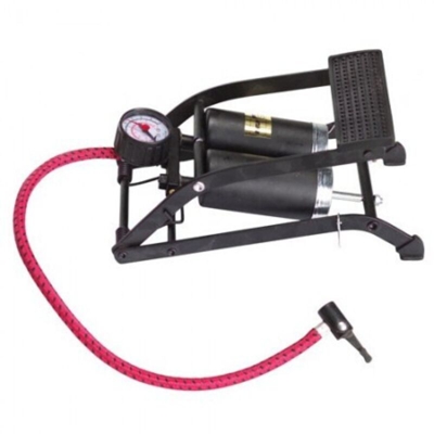 Pompa a Pedale Doppio Cilindro con Manometro per Gonfiare Palloni, Materassini - MAURER