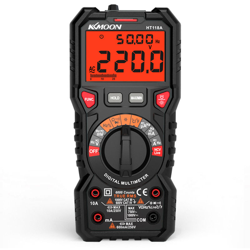 KKmoon HT118A multimetro digitale auto gamma multimetro 6000 Conta True RMS di misura AC / DC Tensione Corrente Resistenza Capacita Frequenza precio