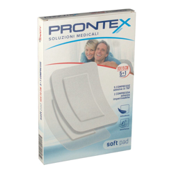 Safety PRONTEX Soft Pad 10 x 15 cm 5 compresse in tnt + 1 impermeabile características