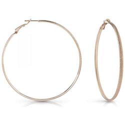 Orecchini Donna Guess Jewels Cerchi Effetto Diamantato Oro Rosa Ube28092 características