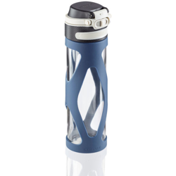 Borraccia Flip in Vetro Blu 600ml - Leifheit precio