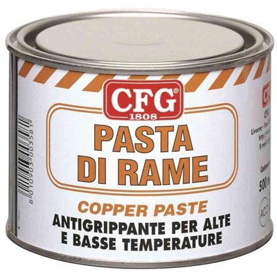 Pasta rame CFG antigrippante metalli alte temperature repellente anticorrosivo 500ml