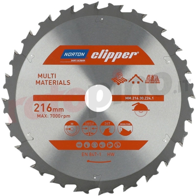 Norton - Lama da sega 216x30mm