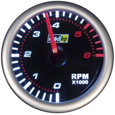 Contagiri per motore a benzina o diesel 660247 Strumento da incasso Campo di Misura 0 - 6000 giri/min NightFlig - Raid Hp