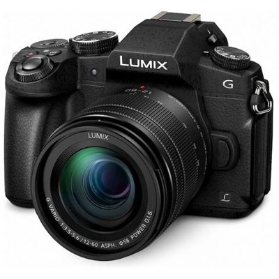 Kit Fotocamera Digitale Mirrorless Lumix G80 Sensore Live MOS 16 Mpx 4K Ultra HD + Obiettivo H-FS12060 da 12-60 mm