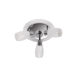 RIGEL RIGEL - 3 spot - Plafoniera vetro bianco lucido e cromo - MASSIVE precio