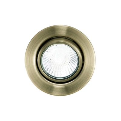 EINBAUSPOT GU10 Recessed lighting spot Oro 50 W D [Classe di efficienza energetica D] - Eglo