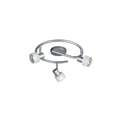 ZEST Plafoniera alluminio con vetro bianco - MASSIVE en oferta