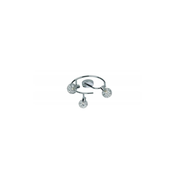 Hosta Hosta - Plafoniera spirale spot 3 sfere cromo - MASSIVE características