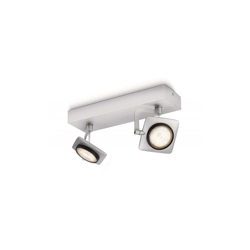 Lighting Spot 5319248P0 Millennium Lampada 2 Faretti LED aluminium 2x4.5W SEL - Philips en oferta