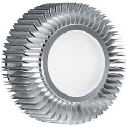 89119 - Lampada da soffitto modello Chiron, in alluminio e vetro satinato, HV G9, 40 W, include lampadina, ø 15 cm, spessore 93 mm [Classe di en oferta