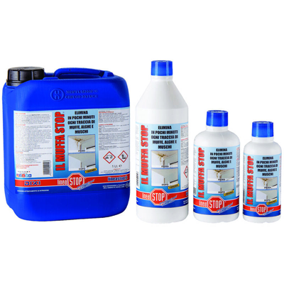 Muffa Stop Sanificante Previene Formazione Muffe Alghe Ml. 5000 Lt.5 (27056) - DIXI
