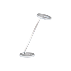 523710387 - Lampada da tavolo a LED, lucida, 1 lampadina LED da 3 W inclusa, altezza: 46 cm, colore: Titanio [Classe di efficienza energetica A] en oferta