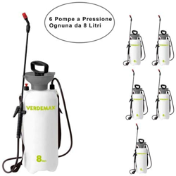 Pompa A Pressione Confezione Da 6 Pompe Con Serbatoio Da 8 Litri en oferta