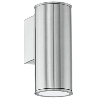 EGLO RIGA Outdoor wall lighting Acciaio inossidabile GU10 LED 3 W [Classe di efficienza energetica A+]