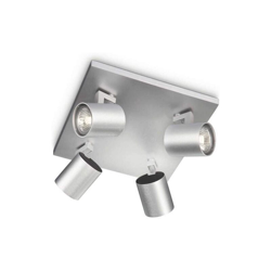 PLAFONIERA CON FARETTI Runner, Lampada Da Soffitto Spot 4 Luci 24Cm - Philips precio