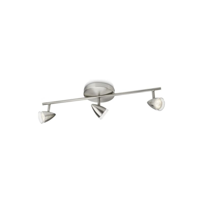 Maple - Barra spot LED nickel 3 luci - PHILIPS