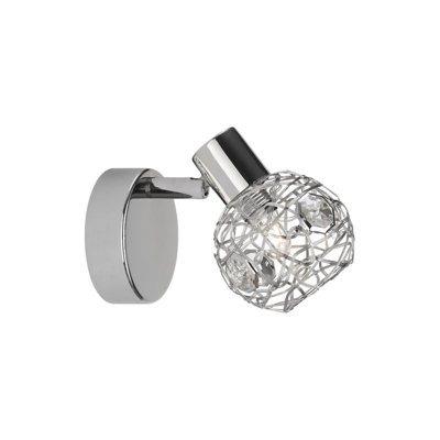 Massive - Hosta Hosta - Applique spot singolo sfera cromo