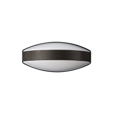 DENVER Esterno Con Fascia Nera, Massive Lampada da parete 171703010