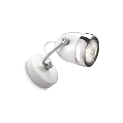 Balsa - Spot singolo in metallo bianco e dettaglio cromo - PHILIPS en oferta