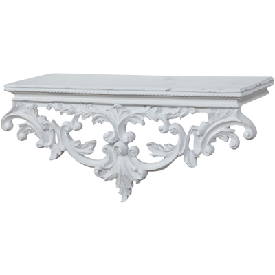 Mensola Scaffale da Parete in Resina un Ripiano a Muro Libreria Classica - BISCOTTINI