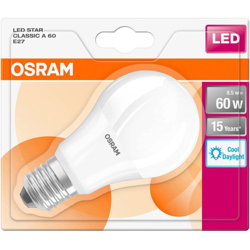 LED (monocolore) Classe energetica: A+ (A++ - E) LED Retrofit CLASSIC A 60 8.5 W/6500K E27 4058075168824 E27 Pot - Osram características