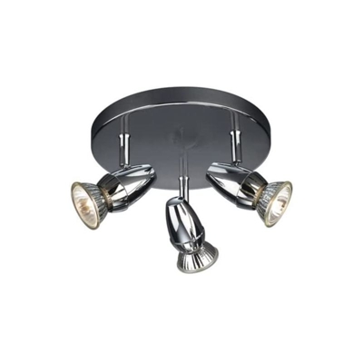 Massive - LOTUS Plafoniera cromo testa spot con tagli