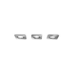 Philips 596630616 - Merga Faretti da incasso, 3 x 35 W GU10 230 V moderno Metallo características