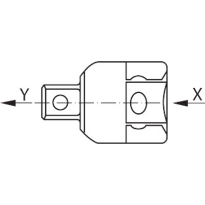 Ridotta Maschile Femminile 3/4 - 1/2 A. Stahlwille