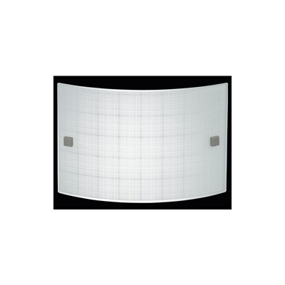 lampada da parete vetro bianco satinato, con bianco linee - TRIO LEUCHTEN