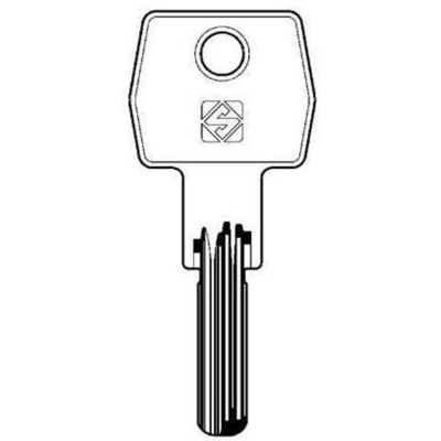 CHIAVI OTTONE CB98 punzonate - SILCA