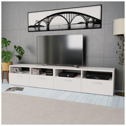 Mobile Porta Tv 2 Pz In Truciolato 95x35x36 Cm Bianco precio
