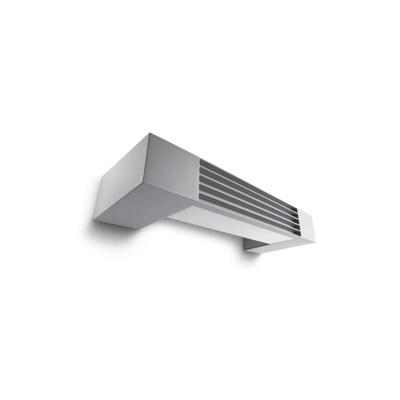Philips - Applique griglia grigio alluminio - 1x2G11 24W