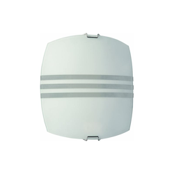 Massive - TERI TERI - Applique - 25cm x 26cm vetro bianco righe en oferta