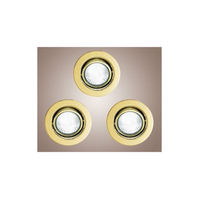 87378 Faretto da incasso, metallo, GU10, bianco [Classe di efficienza energetica E] - Eglo