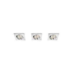 Philips - LM Spot LM Set 3 spot incasso quadrati LED alluminio cromo 10 cm características