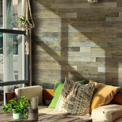 Wodewa - copy of Plaquette Parement Bois Adhésif Mosaique Adhésive Bois Noyer