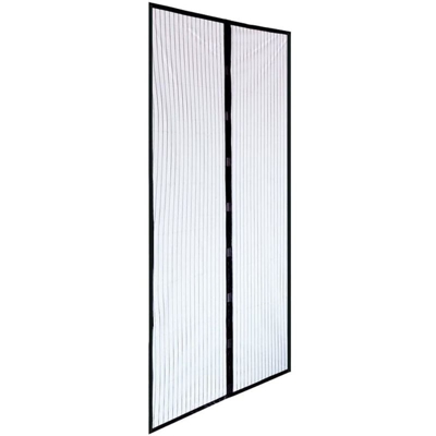 Tenda Zanzariera Magnetica Standard, colore Nera 140x240 EN-23827 - Euronovità