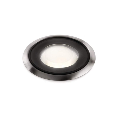 Philips - Spot diam. 19,5 cm tondo acciaio inox
