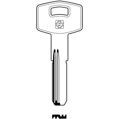 CHIAVI PUNZONATE TAR16 OLC GR.6/2 - Silca