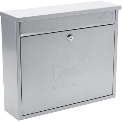 MB02G - Casella postale Elegance, colore: Argento - Sterling